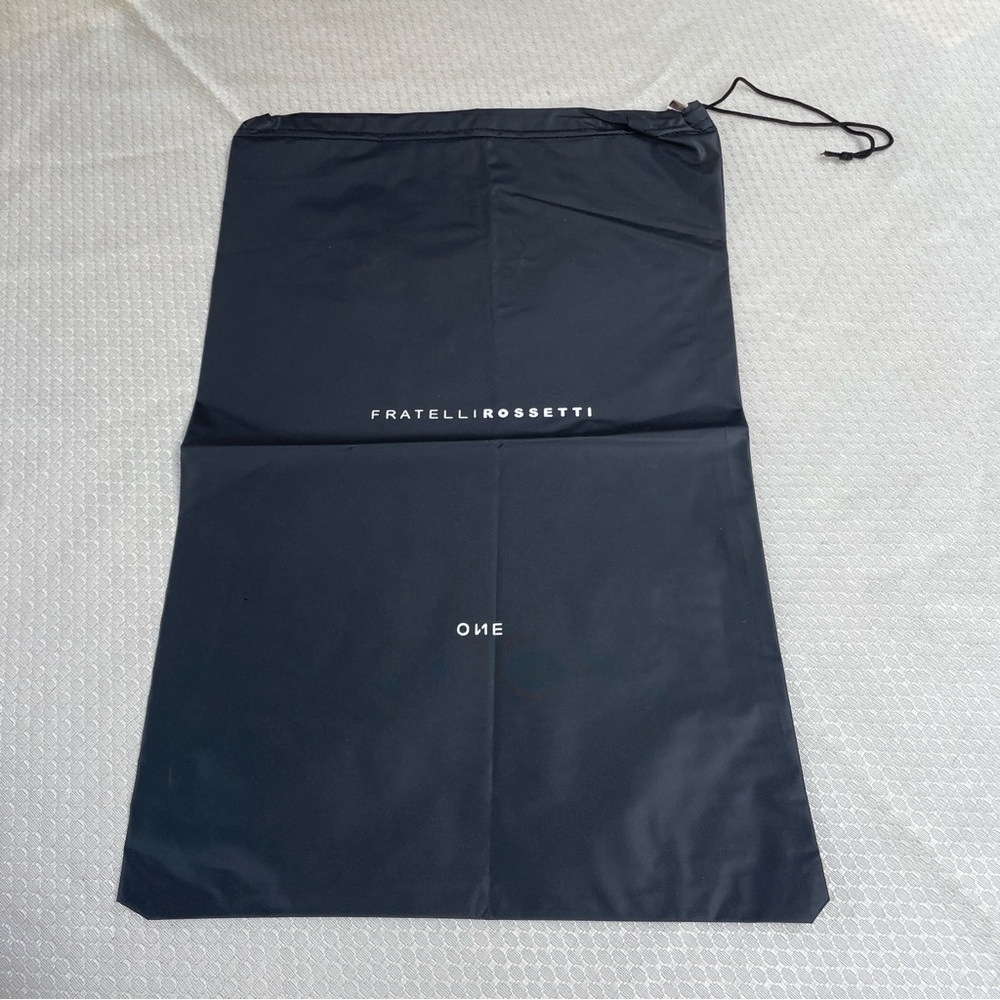 Fratelli Rossetti One Empty Dust Bag Shoe Black Vinyl Drawstring